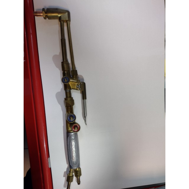 Propane-butane cutter, cutting nozzles 20÷50 and 50÷100 mm, outer nozzle 3÷100 mm - 9 pcs. Origin Switzerland